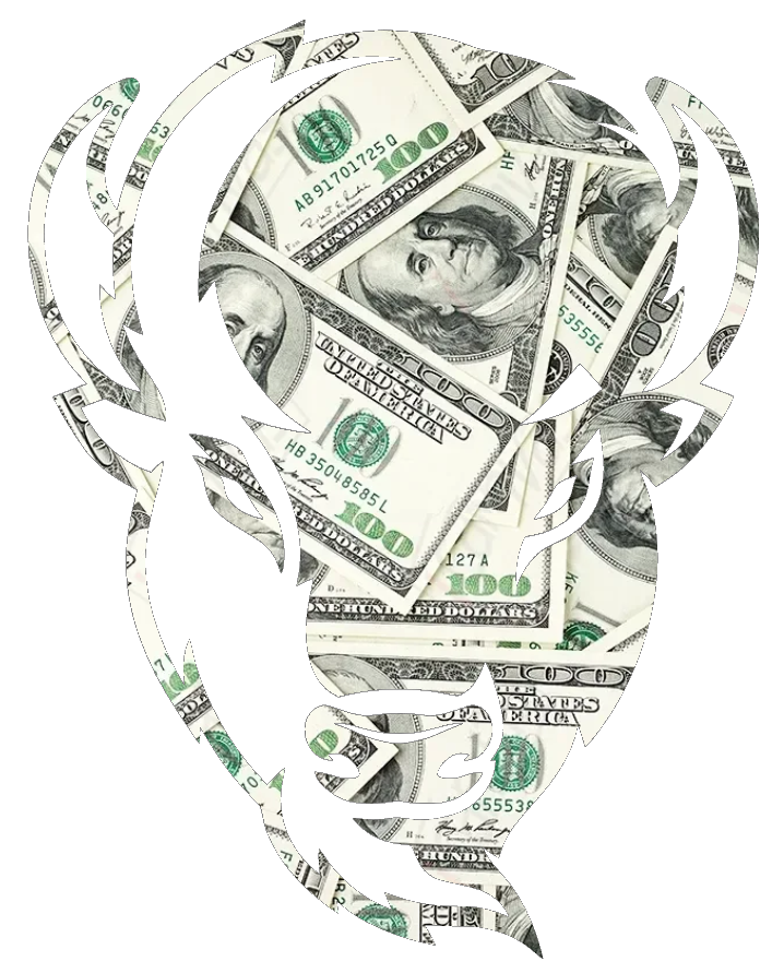 Lipscomb Bison Mascot Logo Money Print Premium DieCut Vinyl Decal PICK SIZE