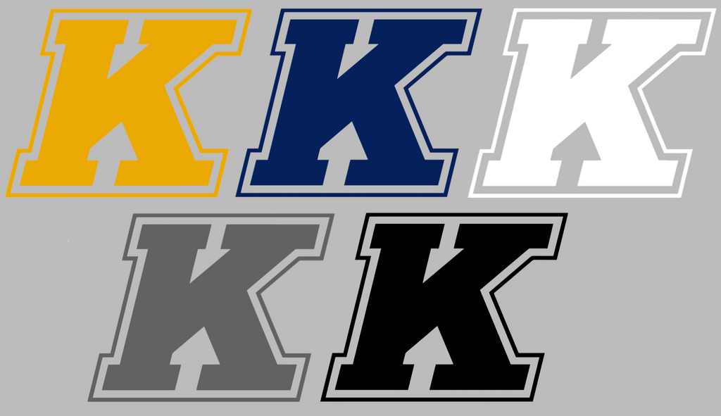 Kent State Golden Flashes K Logo Premium DieCut Vinyl Decal PICK COLOR & SIZE