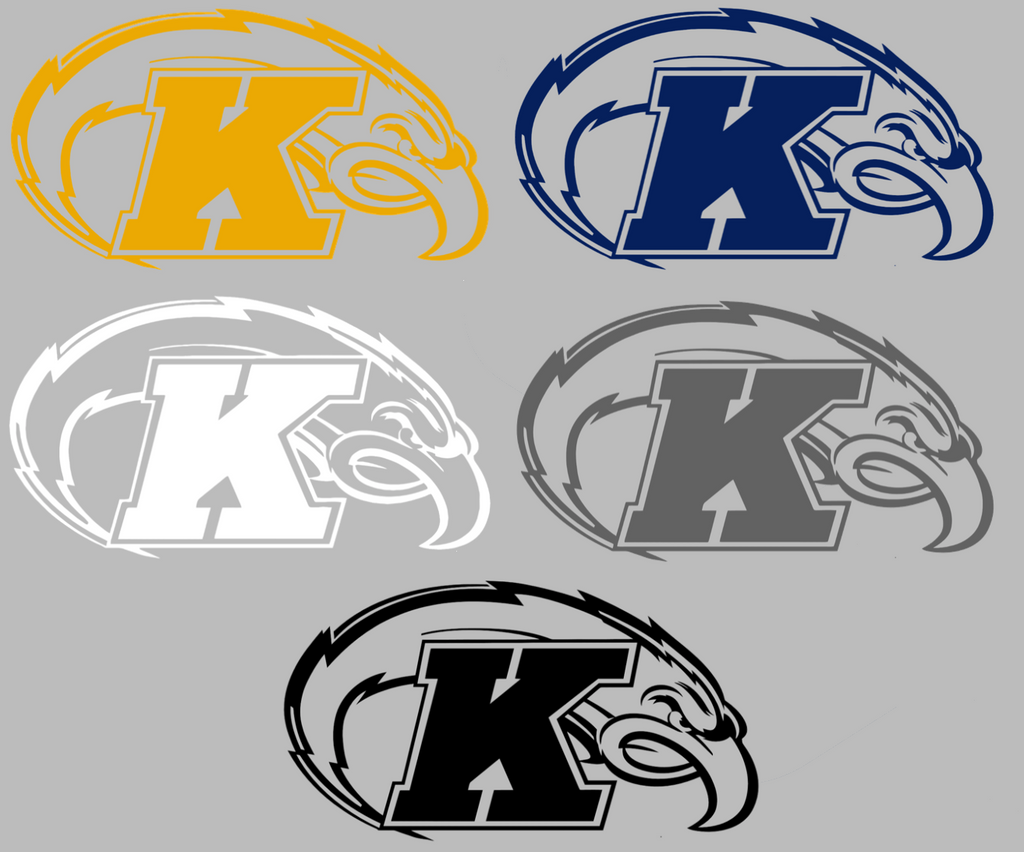 Kent State Golden Flashes Team Logo Premium DieCut Vinyl Decal PICK COLOR & SIZE