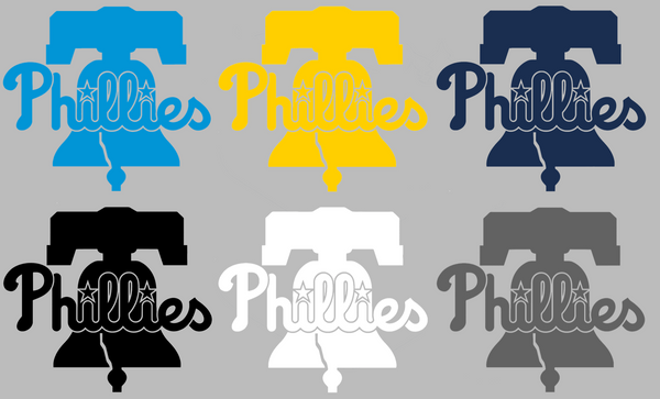 Philadelphia Phillies City Connect Team Logo Premium DieCut Vinyl Decal PICK COLOR & SIZE