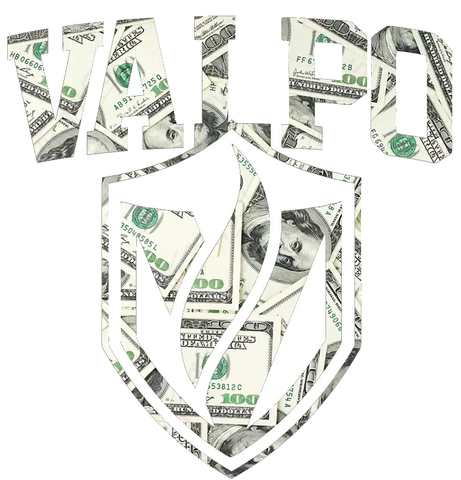 Valparaiso Valpo Beacons Team Logo Money Print Premium DieCut Vinyl Decal PICK SIZE