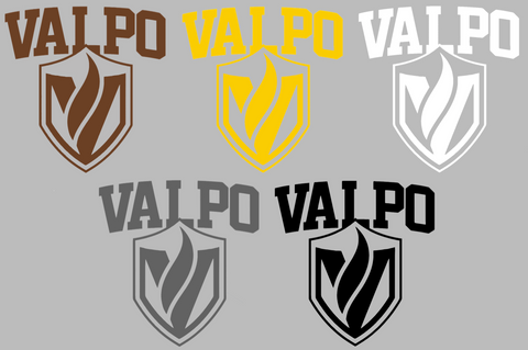 Valparaiso Valpo Beacons Team Logo Premium DieCut Vinyl Decal PICK COLOR & SIZE