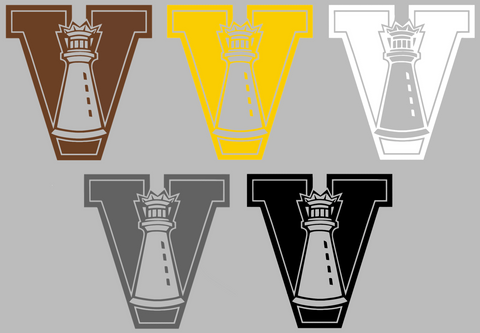 Valparaiso Valpo Beacons V Logo Premium DieCut Vinyl Decal PICK COLOR & SIZE
