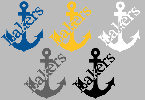 Lake Superior State Lakers Team Logo Premium DieCut Vinyl Decal PICK COLOR & SIZE