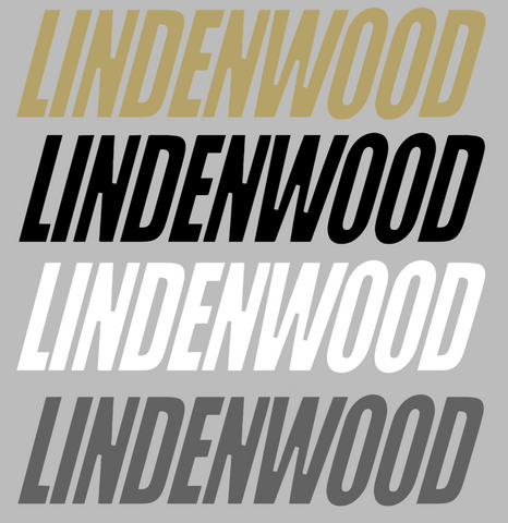 Lindenwood Lions Team Name Logo Premium DieCut Vinyl Decal PICK COLOR & SIZE