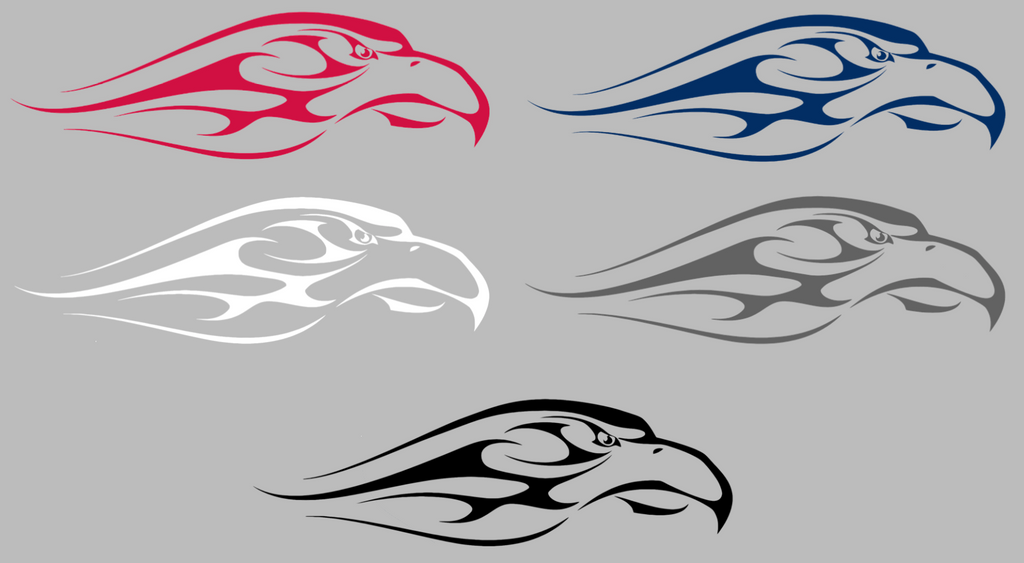 Liberty Flames Retro Throwback Logo Premium DieCut Vinyl Decal PICK COLOR & SIZE