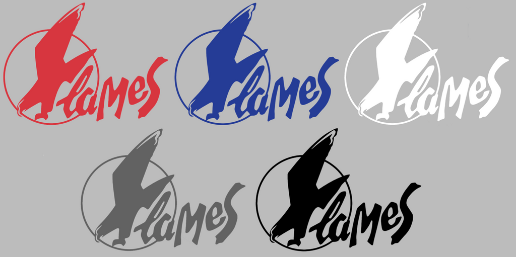 Liberty Flames Retro Throwback Logo Premium DieCut Vinyl Decal PICK COLOR & SIZE