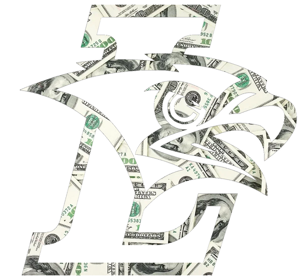Lehigh Mountain Hawks Team Logo Money Print Premium DieCut Vinyl Decal PICK SIZE