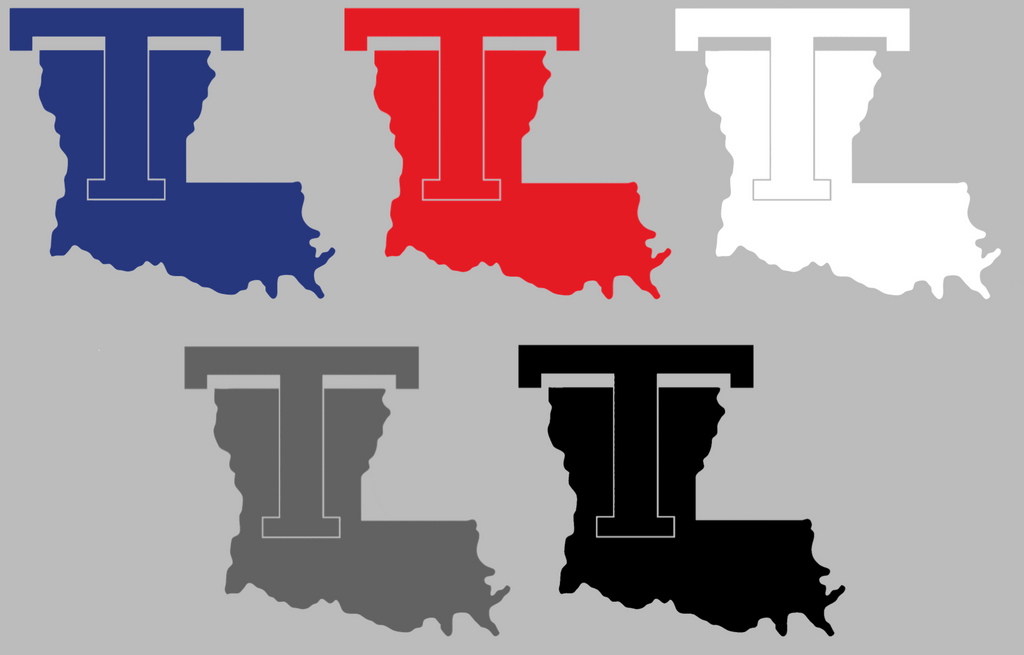 Louisiana Tech Bulldogs Retro Throwback Logo Premium DieCut Vinyl Decal PICK COLOR & SIZE
