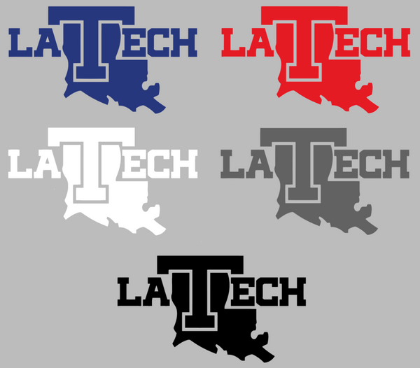 Louisiana Tech Bulldogs Alternate Logo Premium DieCut Vinyl Decal PICK COLOR & SIZE