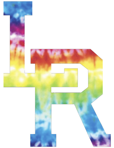 Little Rock Trojans LR Logo Crucial Catch Cancer Tie Dye Vinyl Decal PICK SIZE