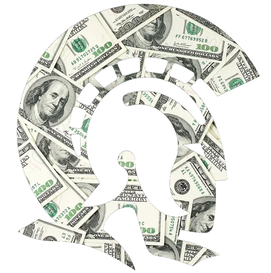 Little Rock Trojans Team Logo Money Print Premium DieCut Vinyl Decal PICK SIZE