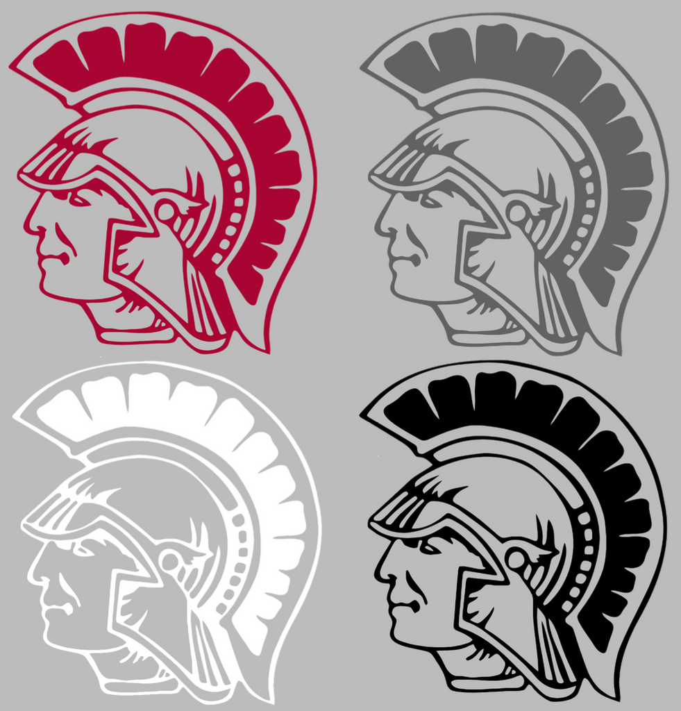 Little Rock Trojans Retro Throwback Logo Premium DieCut Vinyl Decal PICK COLOR & SIZE