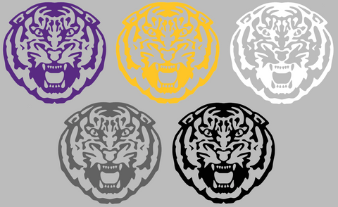 LSU Tigers Team Logo Premium DieCut Vinyl Decal PICK COLOR & SIZE