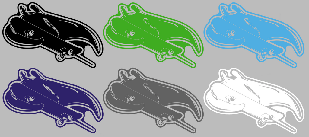 Tampa Bay Rays City Connect Skateboard Devil Ray Logo Premium DieCut Vinyl Decal PICK COLOR & SIZE