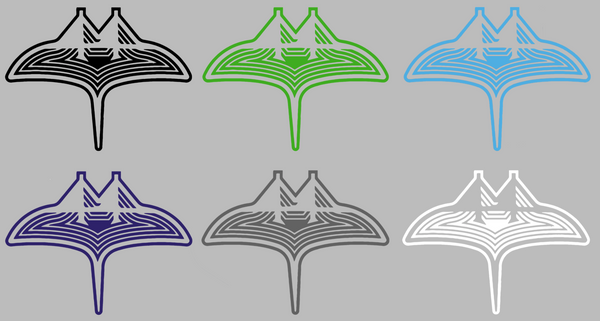 Tampa Bay Rays City Connect Team Logo Premium DieCut Vinyl Decal PICK COLOR & SIZE