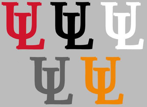 Louisiana Rajin Cajuns Retro Throwback UL Logo Premium DieCut Vinyl Decal PICK COLOR & SIZE