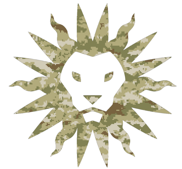 Loyola Marymount Lions Alternate Logo Salute to Service Camouflage Camo Vinyl Decal PICK SIZE
