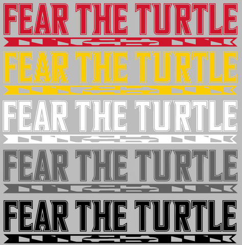 Maryland Terrapins Fear The Turtle Logo Premium DieCut Vinyl Decal PICK COLOR & SIZE