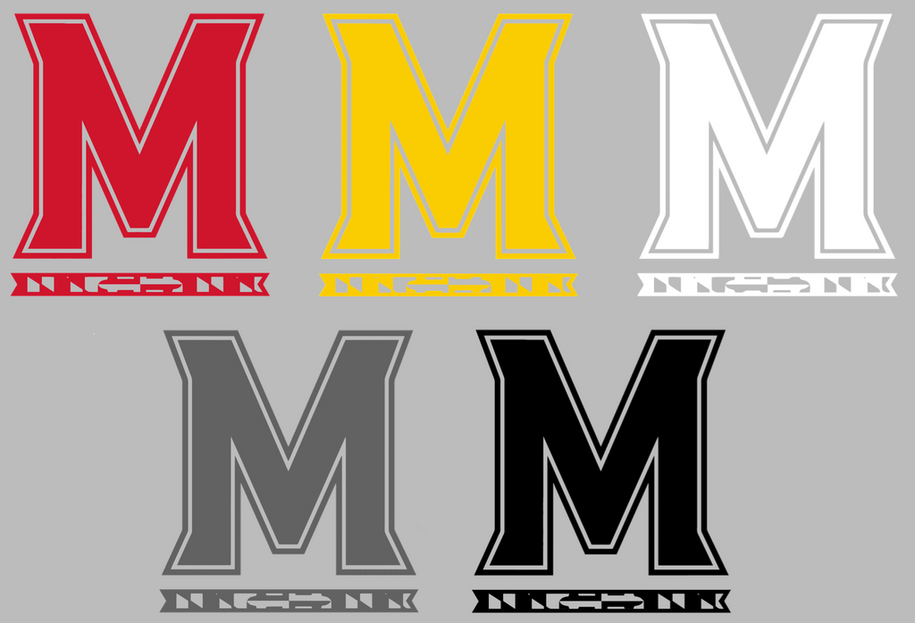 Maryland Terrapins Team Logo Premium DieCut Vinyl Decal PICK COLOR & SIZE