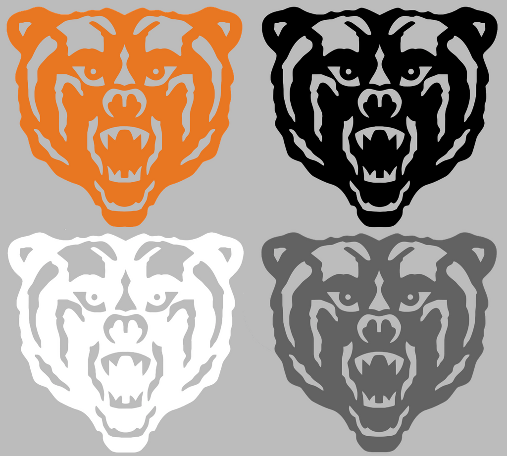 Mercer Bears Mascot Logo Premium DieCut Vinyl Decal PICK COLOR & SIZE