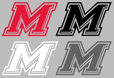 Marist Red Foxes M Logo Premium DieCut Vinyl Decal PICK COLOR & SIZE