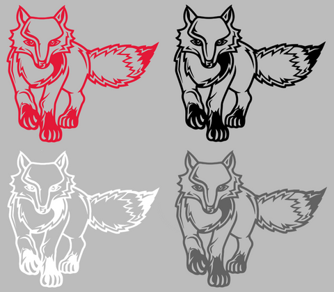 Marist Red Foxes Mascot Logo Premium DieCut Vinyl Decal PICK COLOR & SIZE