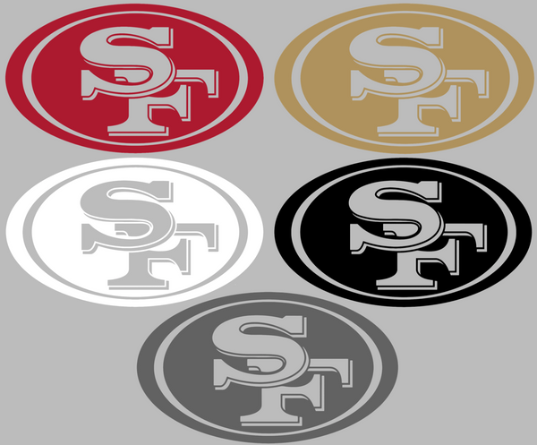 San Francisco 49ers Team Logo Premium DieCut Vinyl Decal PICK COLOR & SIZE