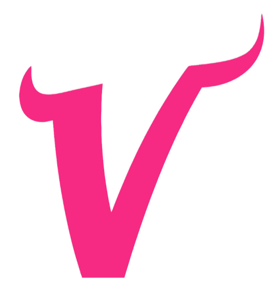 Minnesota Vikings HOT PINK V Logo Premium DieCut Vinyl Decal PICK SIZE