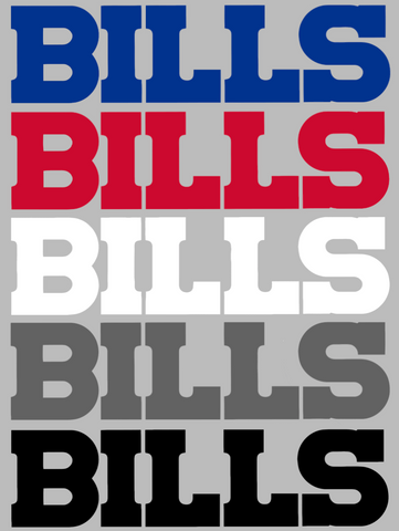 Buffalo Bills Team Name Logo Premium DieCut Vinyl Decal PICK COLOR & SIZE