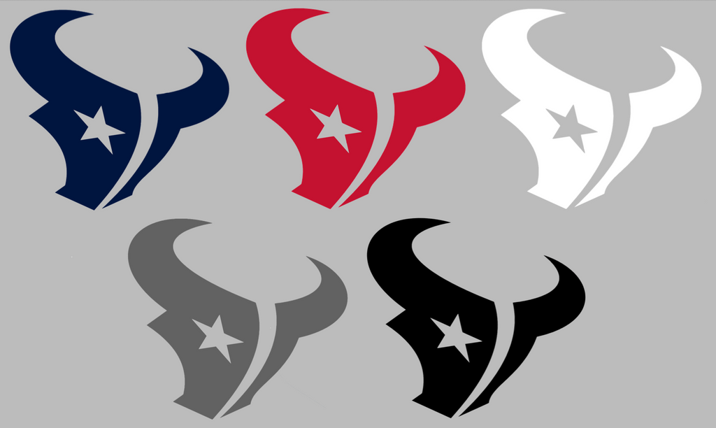 Houston Texans Team Logo Premium DieCut Vinyl Decal PICK COLOR & SIZE