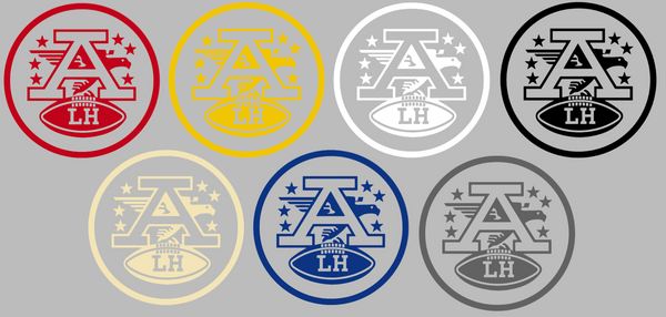 Kansas City Chiefs Memorial AFL Founder Lamar Hunt Patch Style Logo Premium DieCut Vinyl Decal PICK COLOR & SIZE