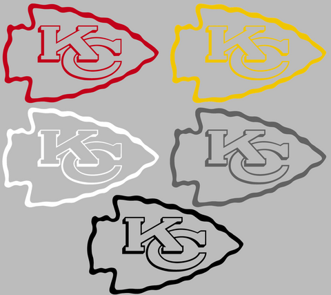 Kansas City Chiefs Alternate Team Logo Premium DieCut Vinyl Decal PICK COLOR & SIZE