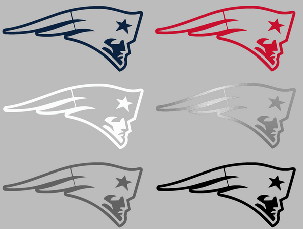 New England Patriots Alternate Logo Premium DieCut Vinyl Decal PICK COLOR & SIZE