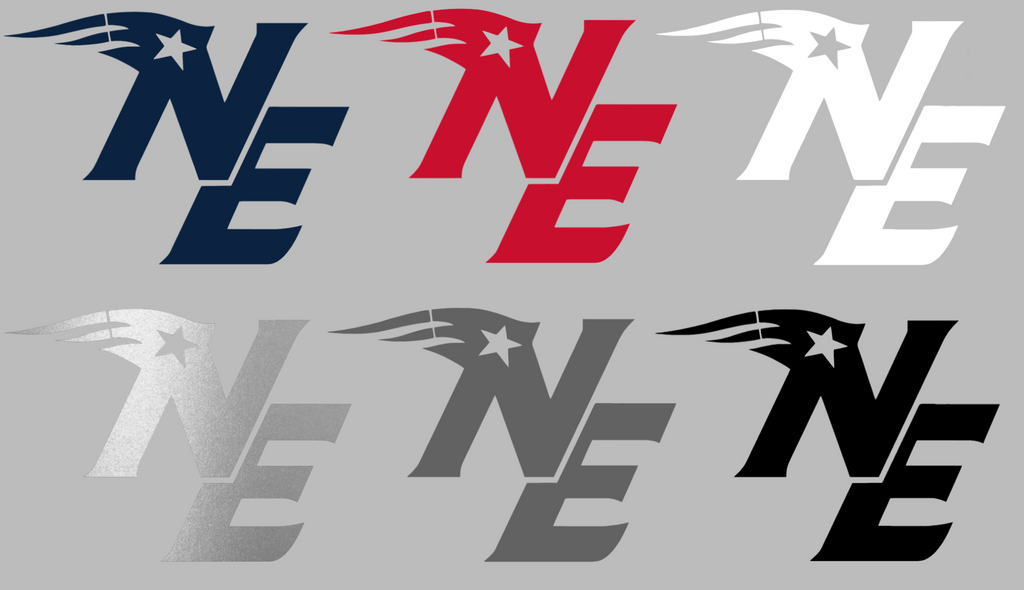 New England Patriots NE Logo Premium DieCut Vinyl Decal PICK COLOR & SIZE