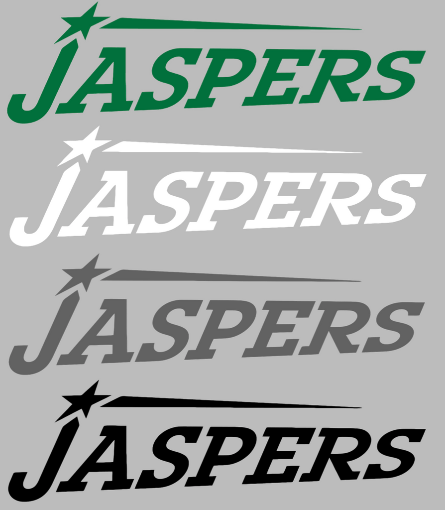Manhattan Jaspers Team Name Logo Premium DieCut Vinyl Decal PICK COLOR & SIZE