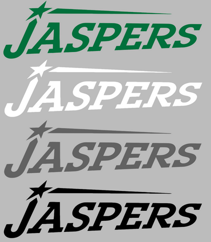Manhattan Jaspers Team Name Logo Premium DieCut Vinyl Decal PICK COLOR & SIZE
