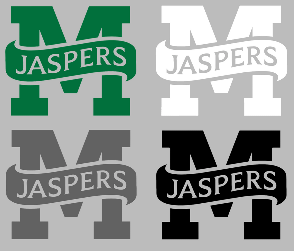 Manhattan Jaspers Team Logo Premium DieCut Vinyl Decal PICK COLOR & SIZE