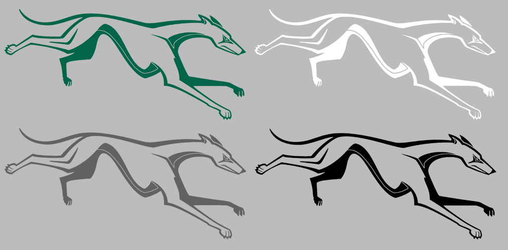 Loyola Maryland Greyhounds Mascot Logo Premium DieCut Vinyl Decal PICK COLOR & SIZE