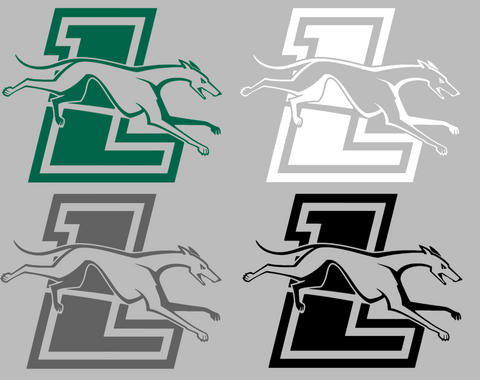 Loyola Maryland Greyhounds Alternate Logo Premium DieCut Vinyl Decal PICK COLOR & SIZE