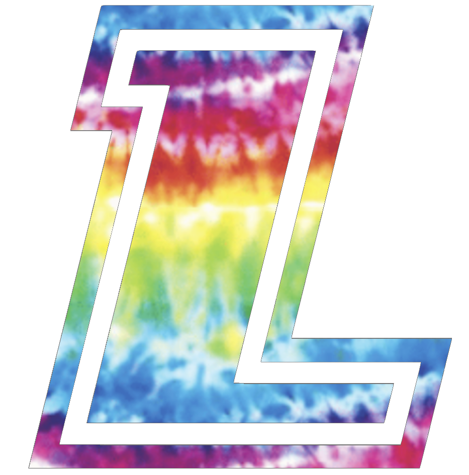 Loyola Maryland Greyhounds Team Logo Crucial Catch Cancer Tie Dye Vinyl Decal PICK SIZE