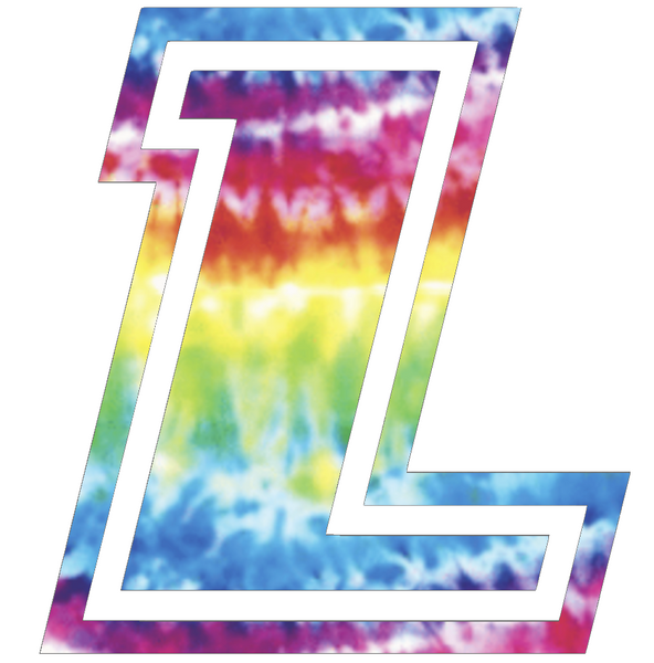 Loyola Maryland Greyhounds Team Logo Crucial Catch Cancer Tie Dye Vinyl Decal PICK SIZE