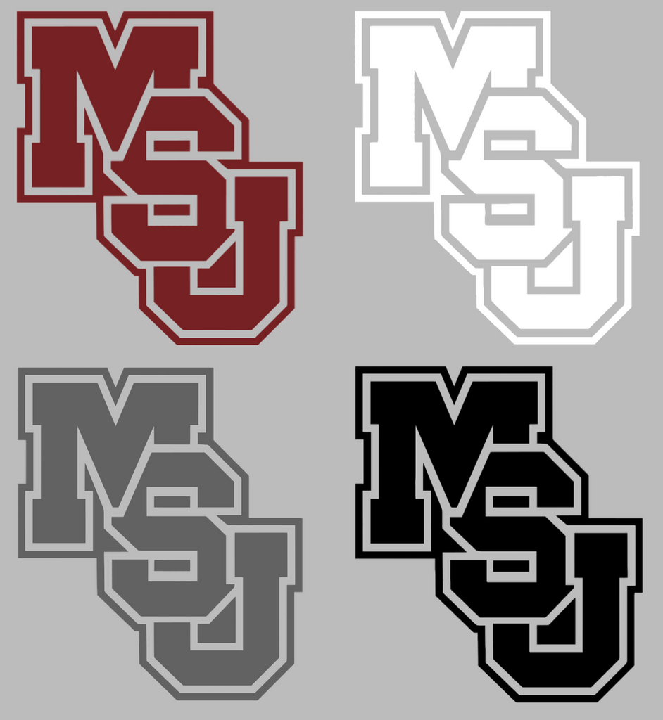 Mississippi State Bulldogs Retro Throwback Logo Premium DieCut Vinyl Decal PICK COLOR & SIZE