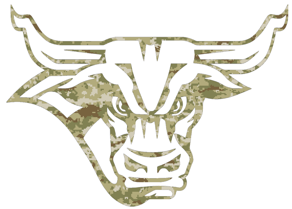 Minnesota State Mavericks Team Logo Salute to Service Camouflage Camo Vinyl Decal PICK SIZE