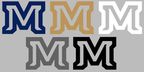 Montana State Bobcats M Logo Premium DieCut Vinyl Decal PICK COLOR & SIZE