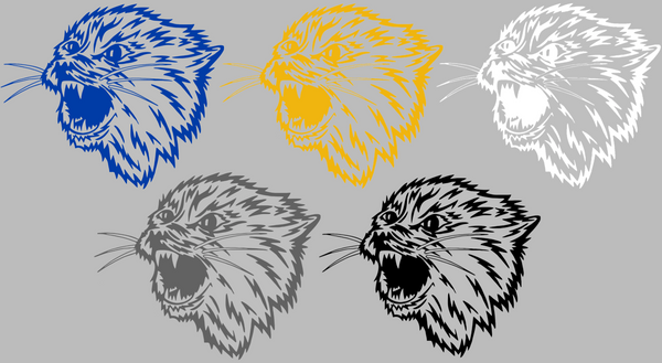 Montana State Bobcats Retro Throwback Logo Premium DieCut Vinyl Decal PICK COLOR & SIZE