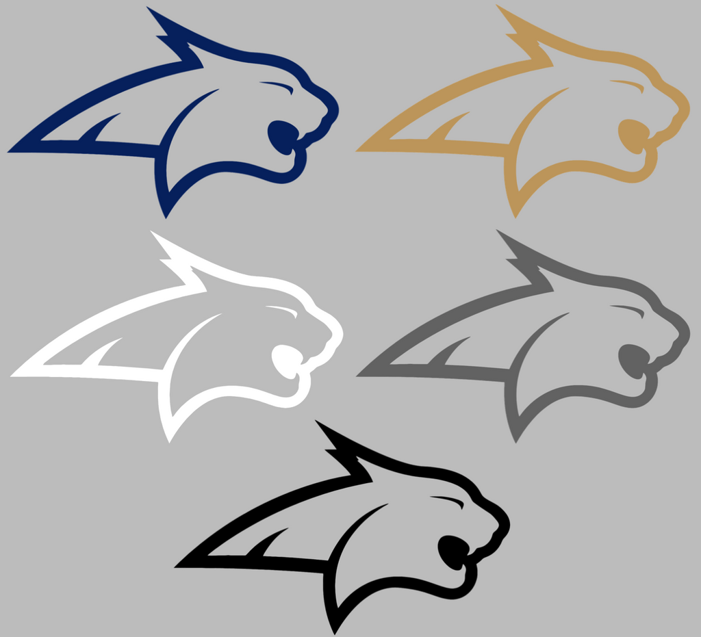 Montana State Bobcats Retro Throwback Logo Premium DieCut Vinyl Decal PICK COLOR & SIZE