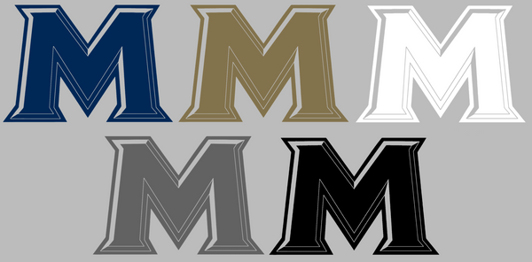 Mount St Marys Mountaineers M Logo Premium DieCut Vinyl Decal PICK COLOR & SIZE