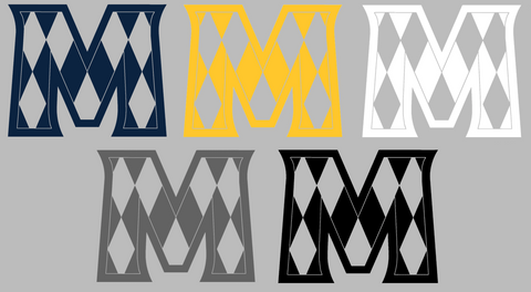 Murray State Racers Checkerboard M Logo Premium DieCut Vinyl Decal PICK COLOR & SIZE