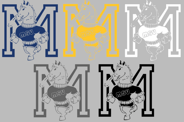 Murray State Racers Retro Throwback Logo Premium DieCut Vinyl Decal PICK COLOR & SIZE